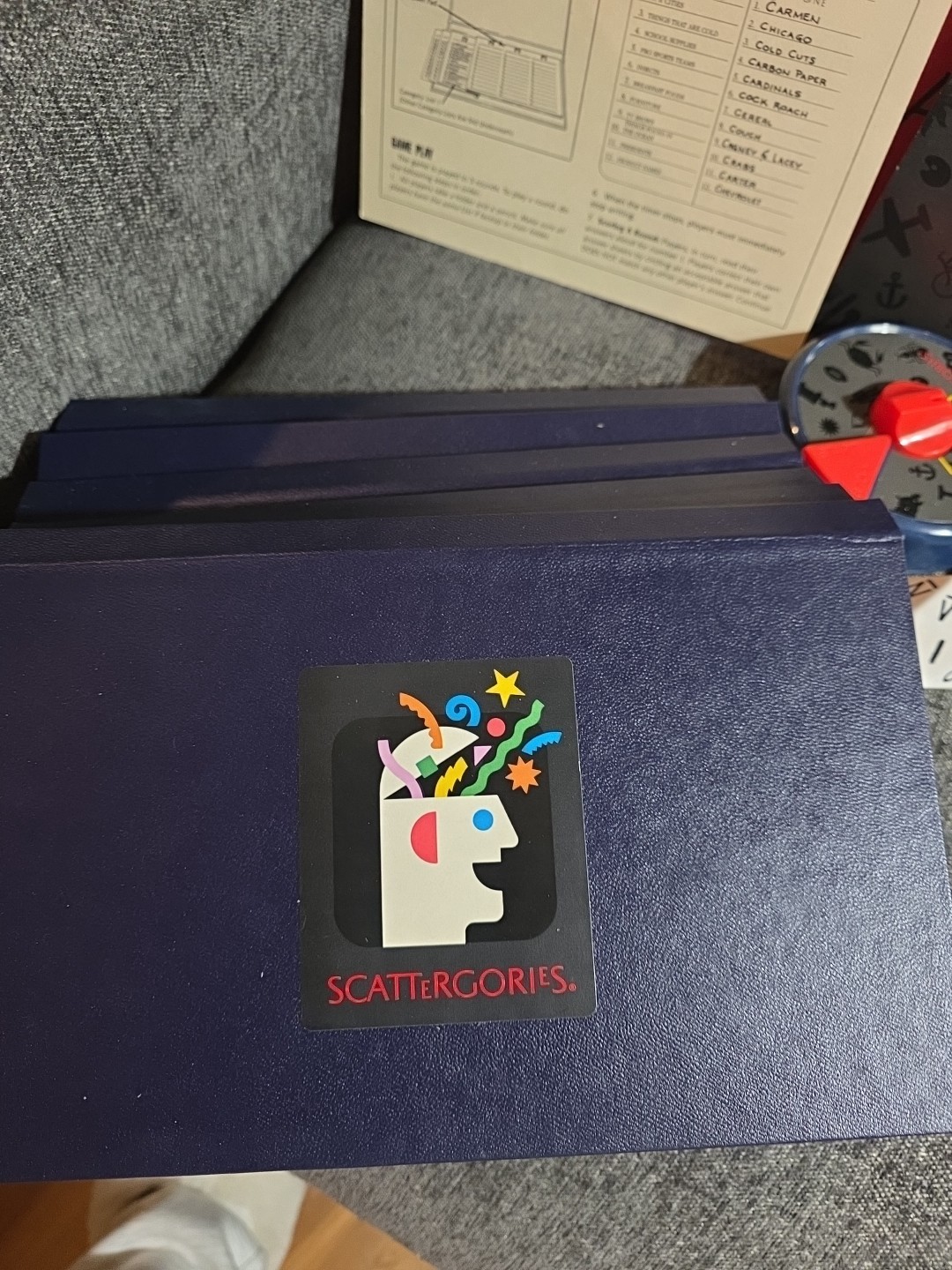 THE GAME of SCATTERGORIES 100% COMPLETE – 1988 Vintage Milton Bradley
