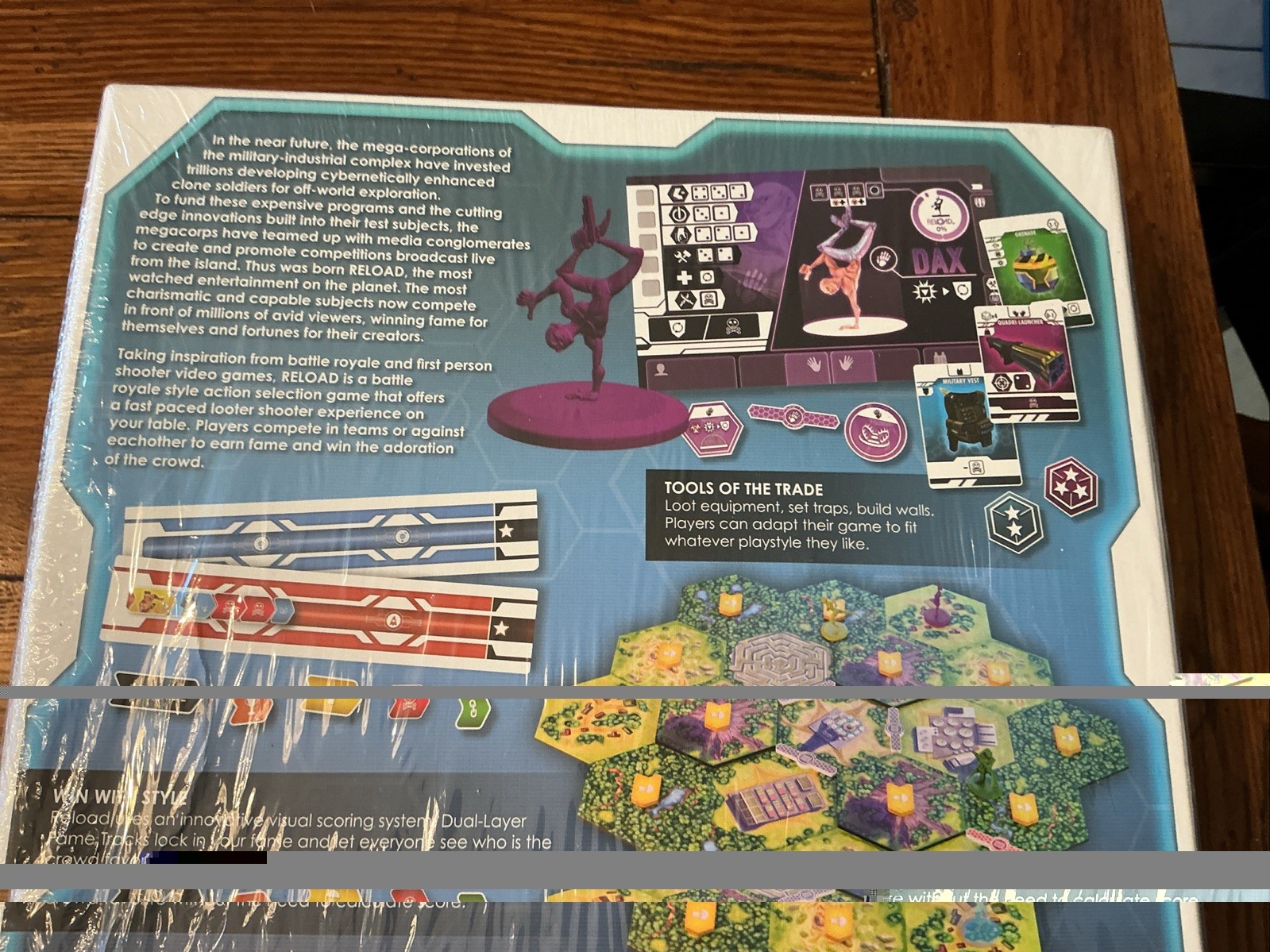 Reload: Fight For Fame Game NEW Kolossal Games Strategy Sealed
