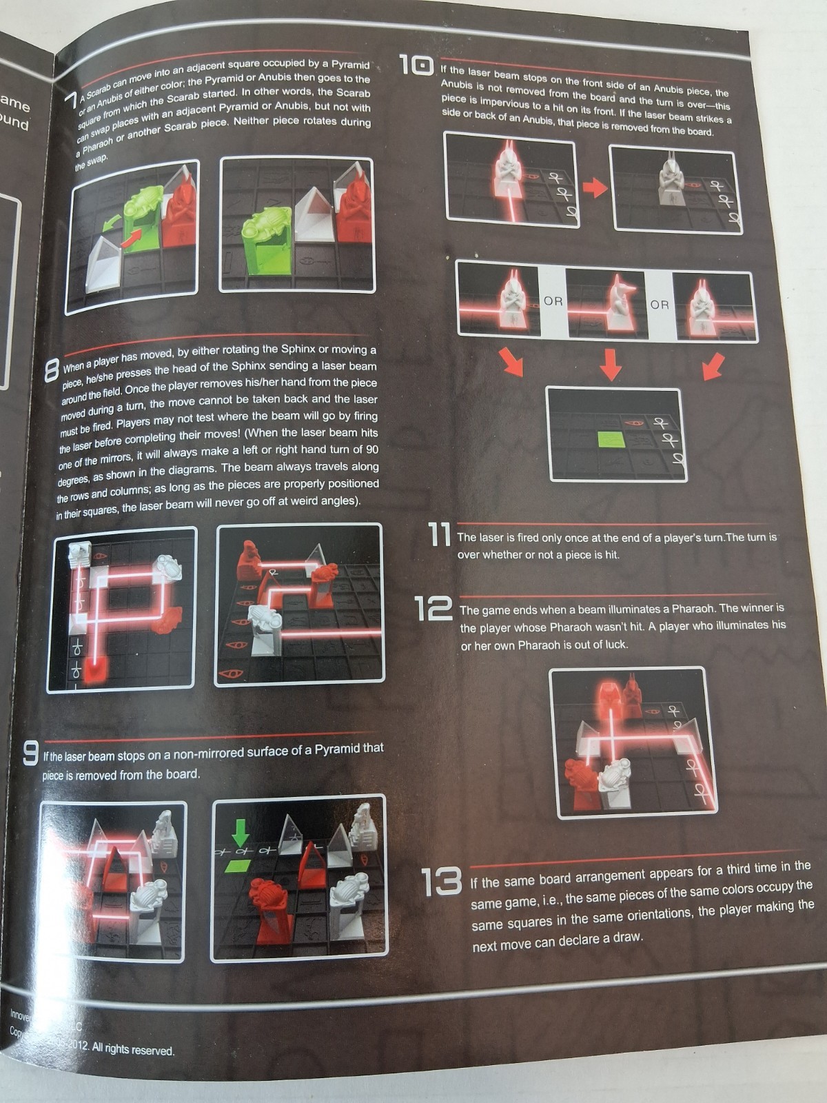Laser Khet 2.0 Strategy Board Game Mensa Toy Of The Year Finalist TESTED WORKS!