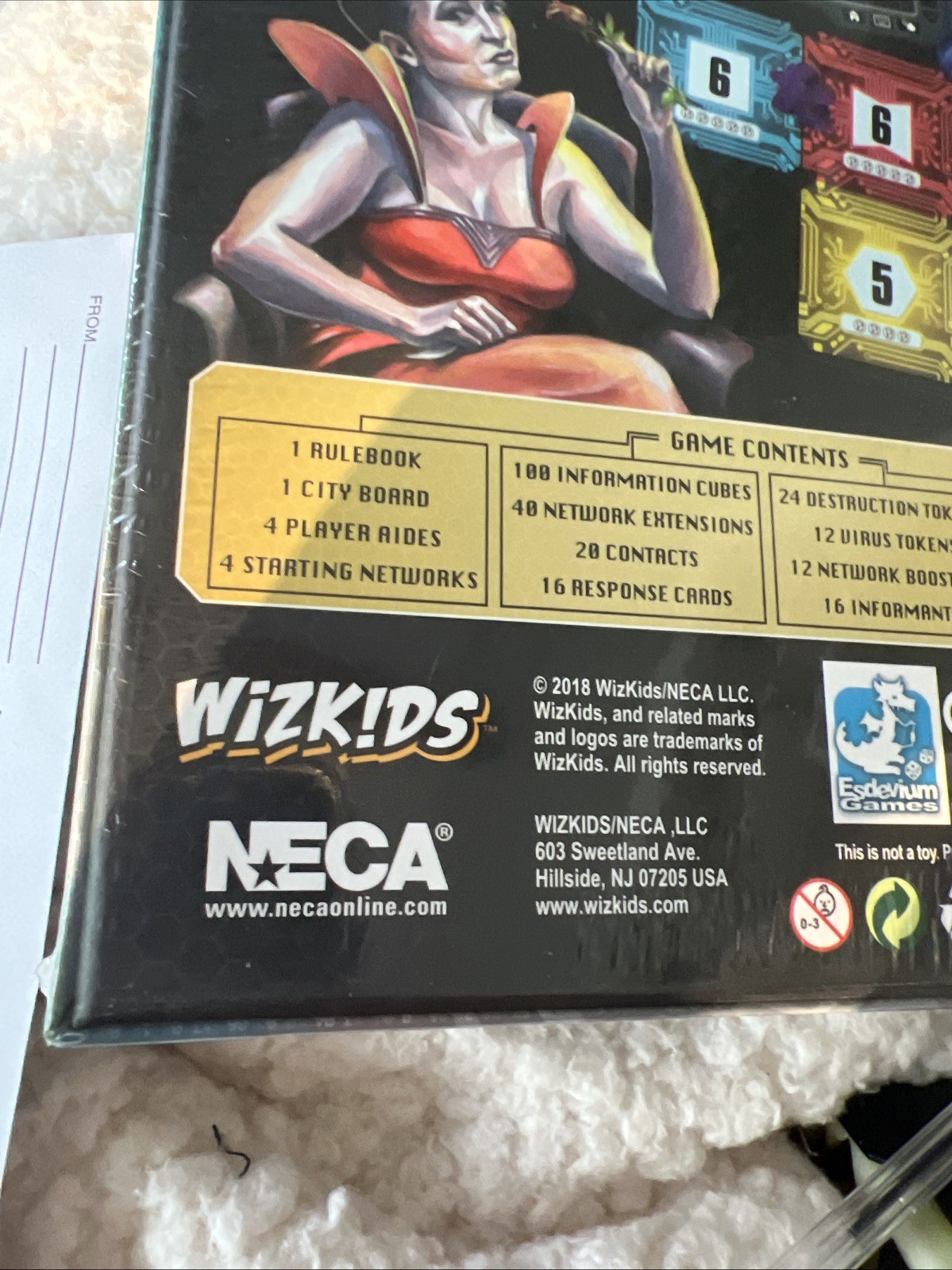 NEW Factory Sealed Dark.net Board Game by NECA Fantasy
