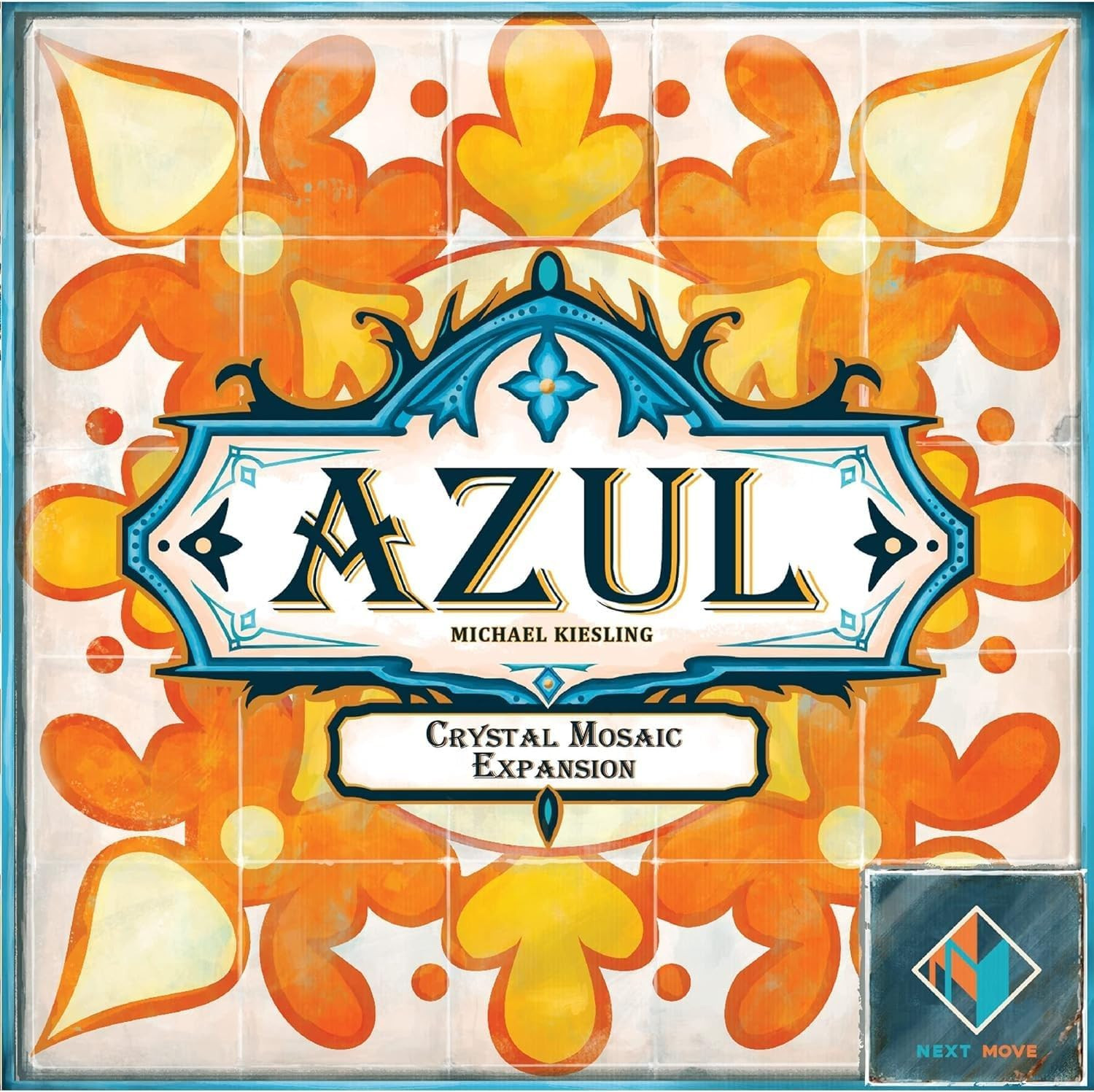 Asmodee Azul Crystal Mosaic Board Game EXPANSION – Tile-Placement Strategy, Fami