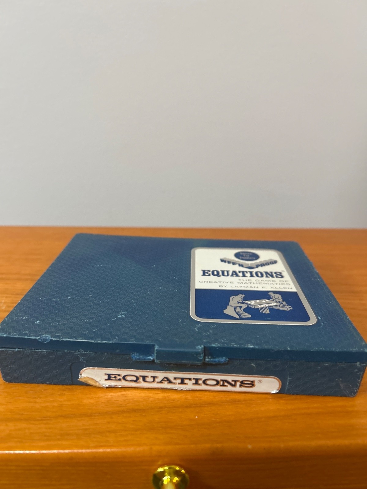 1963 Vintage mathematical game called Equations the game of creative mathmatics