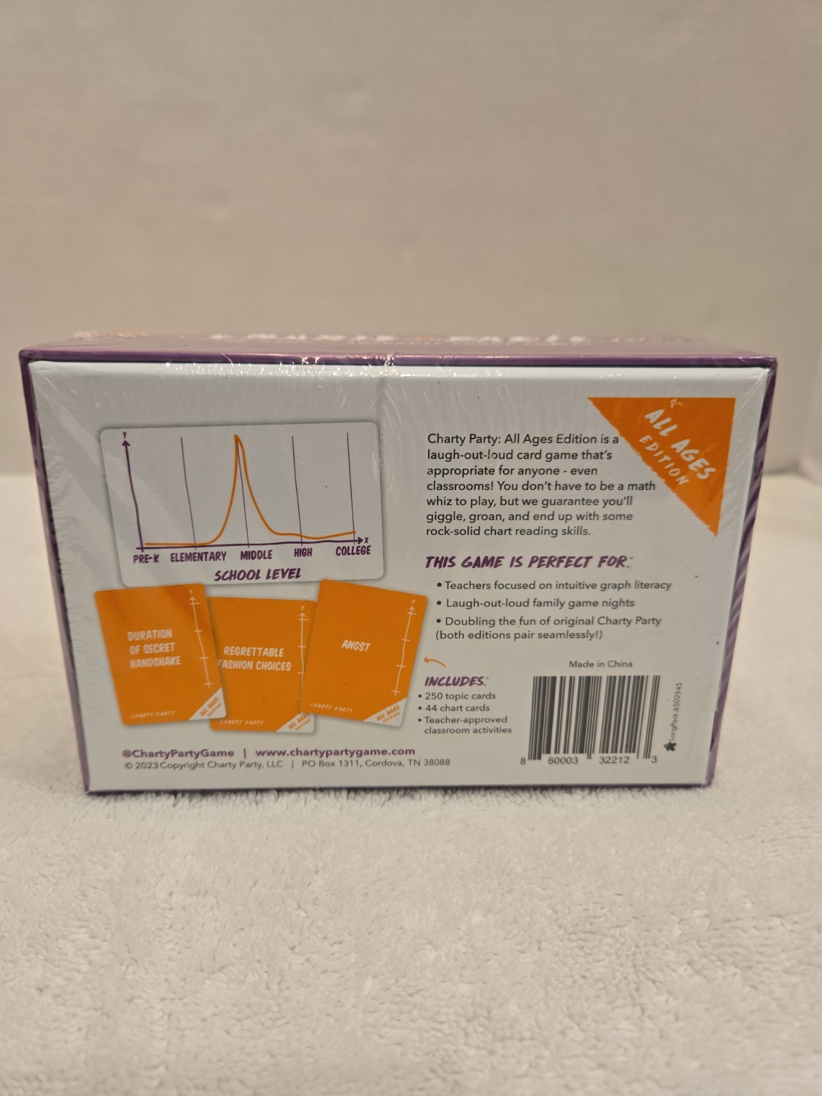 Charty Party! Hilarious Party Game ALL AGES Edition New In Sealed Package