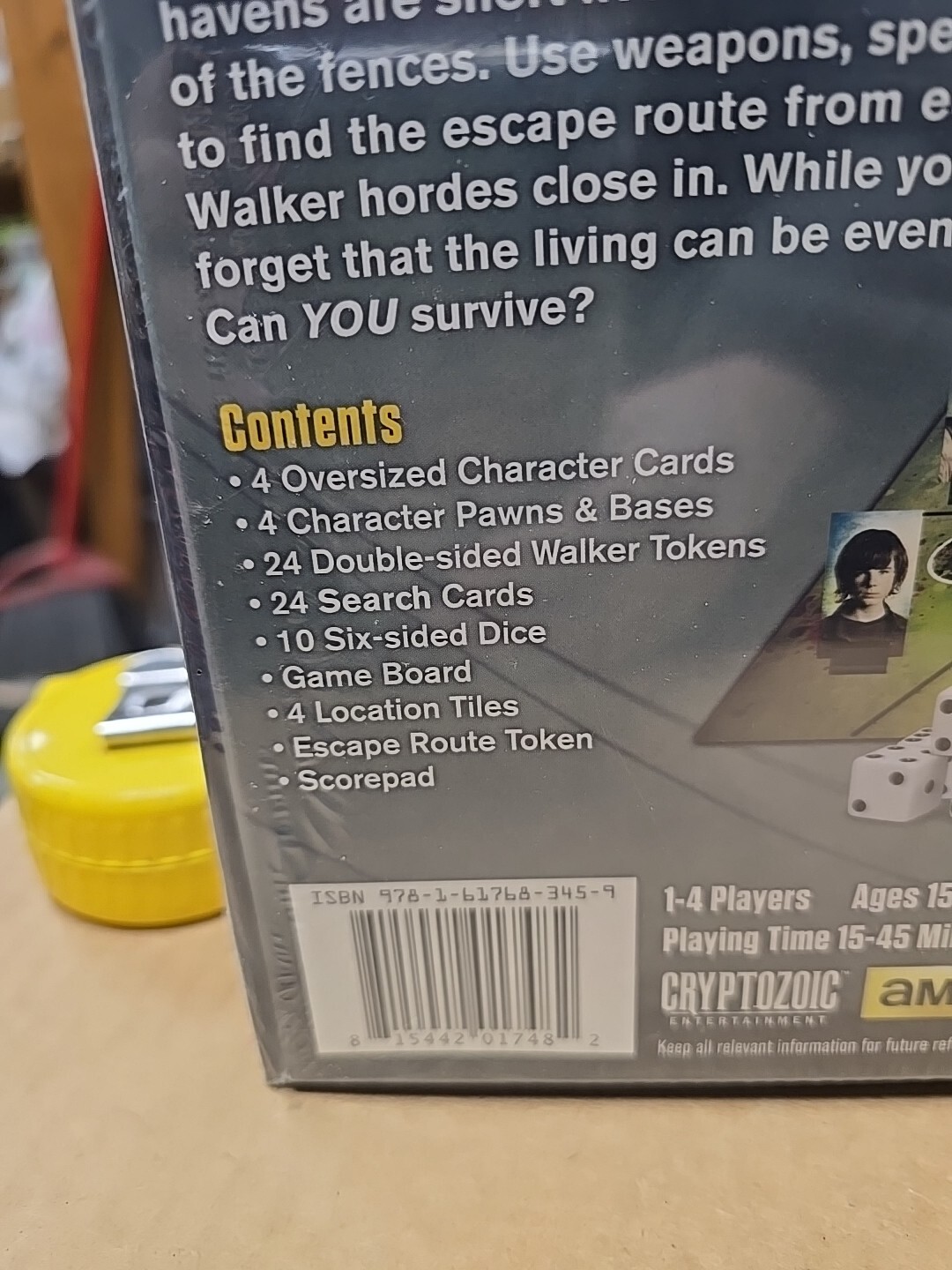 AMC’s The Walking Dead Don’t Look Back Dice Game – NEW – Cryptozoic Game Night