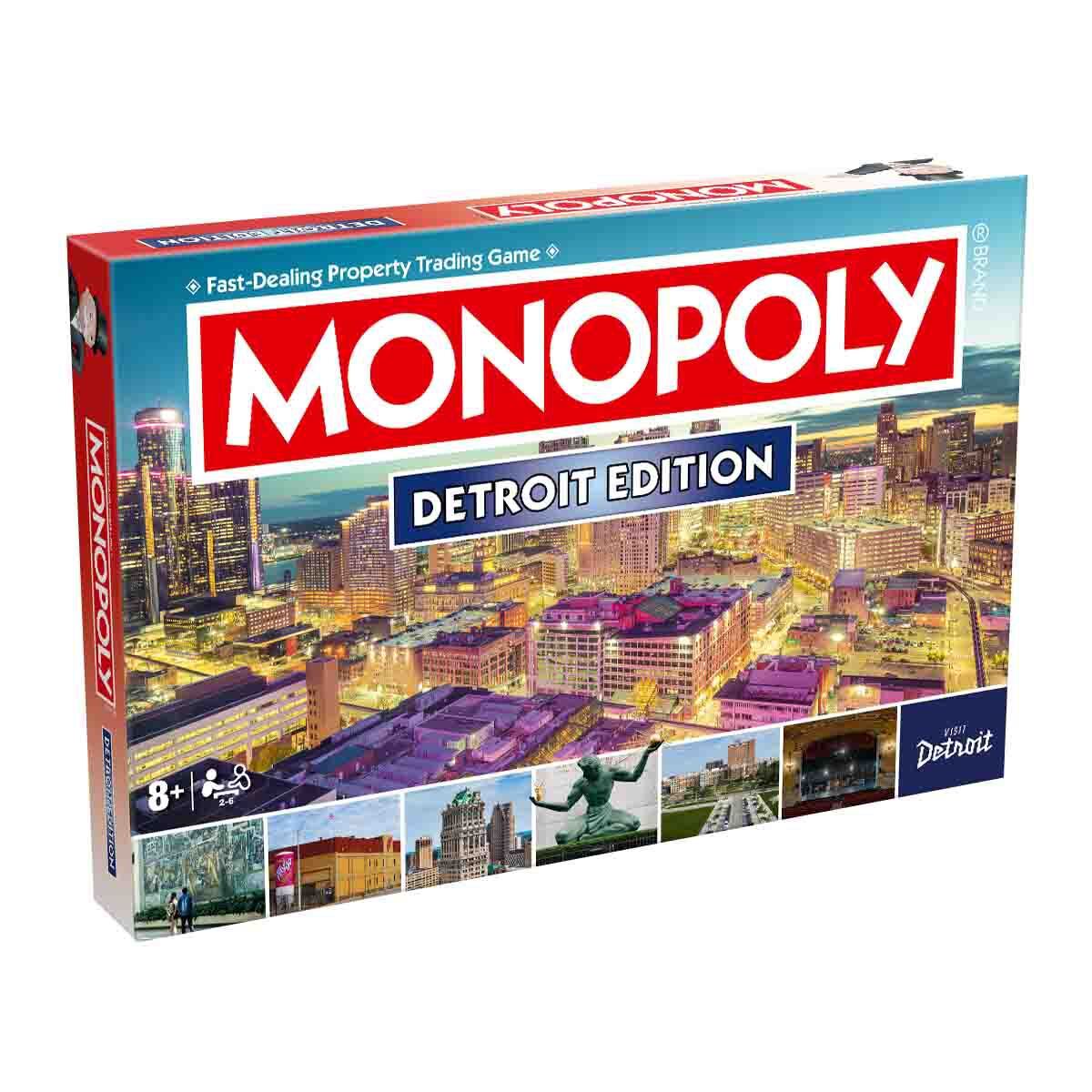 Detroit, MI Monopoly Board Game – New & Sealed