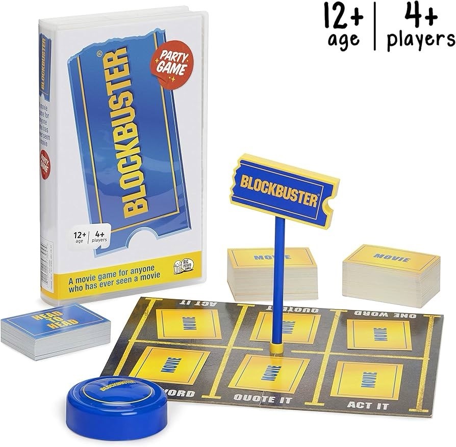 NEW Blockbuster Party Game Sealed Movie Trivia Charades Electronic Buzzer 2020