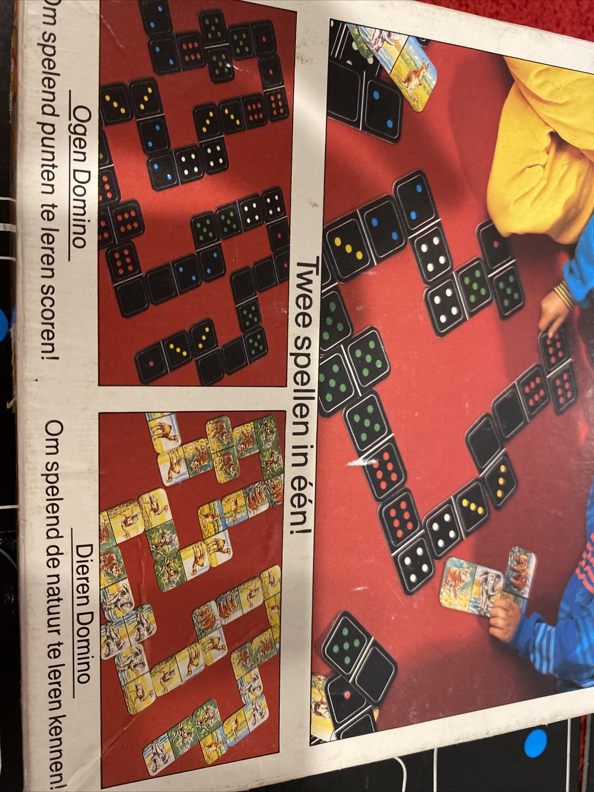 Vloer Domino Game Animals Leerspel Vintage Hema BV Amsterdam Dutch Game
