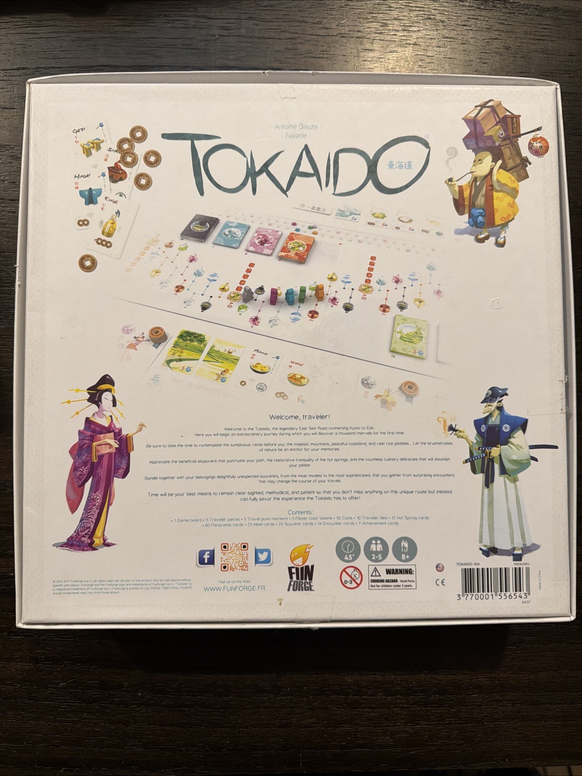 Fun Forge Tokaido Board Game 2021 Complete