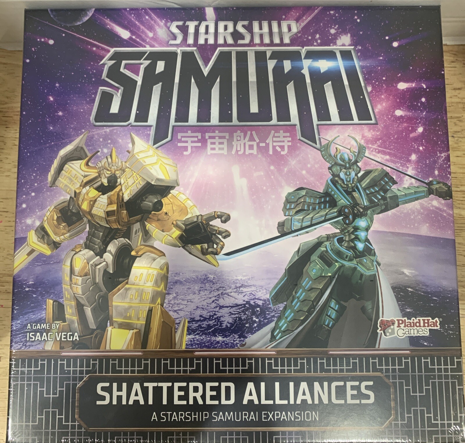 Starship Samurai Board Game Shattered Alliances Expansion Plaid Hat Games PH1801