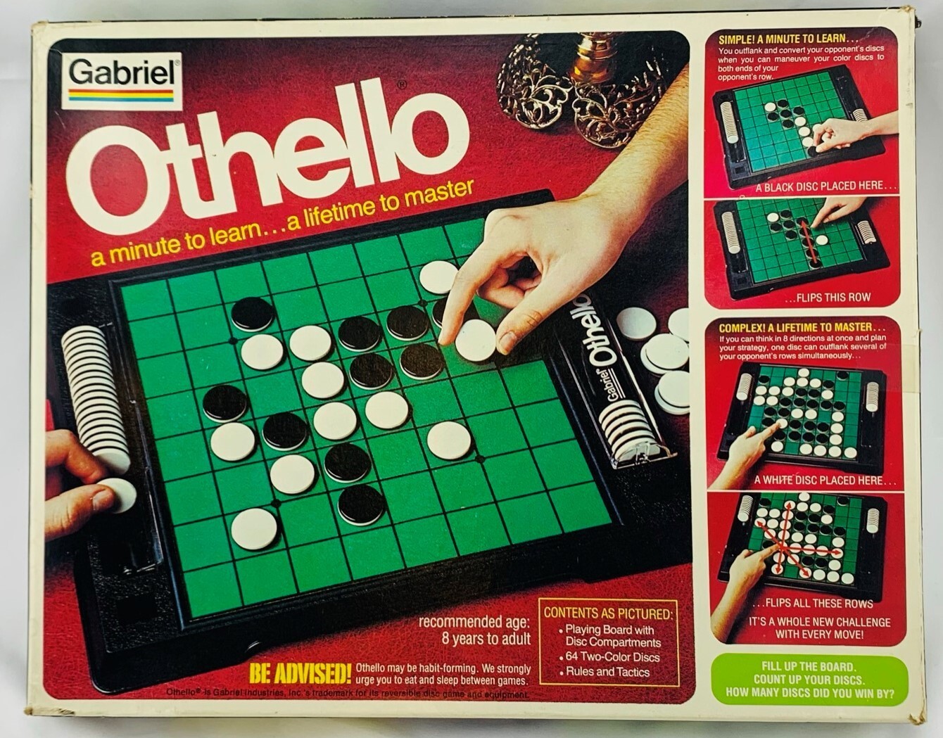 1978 Othello Game by Gabriel Complete in Very Good Condition FREE SHIPPING