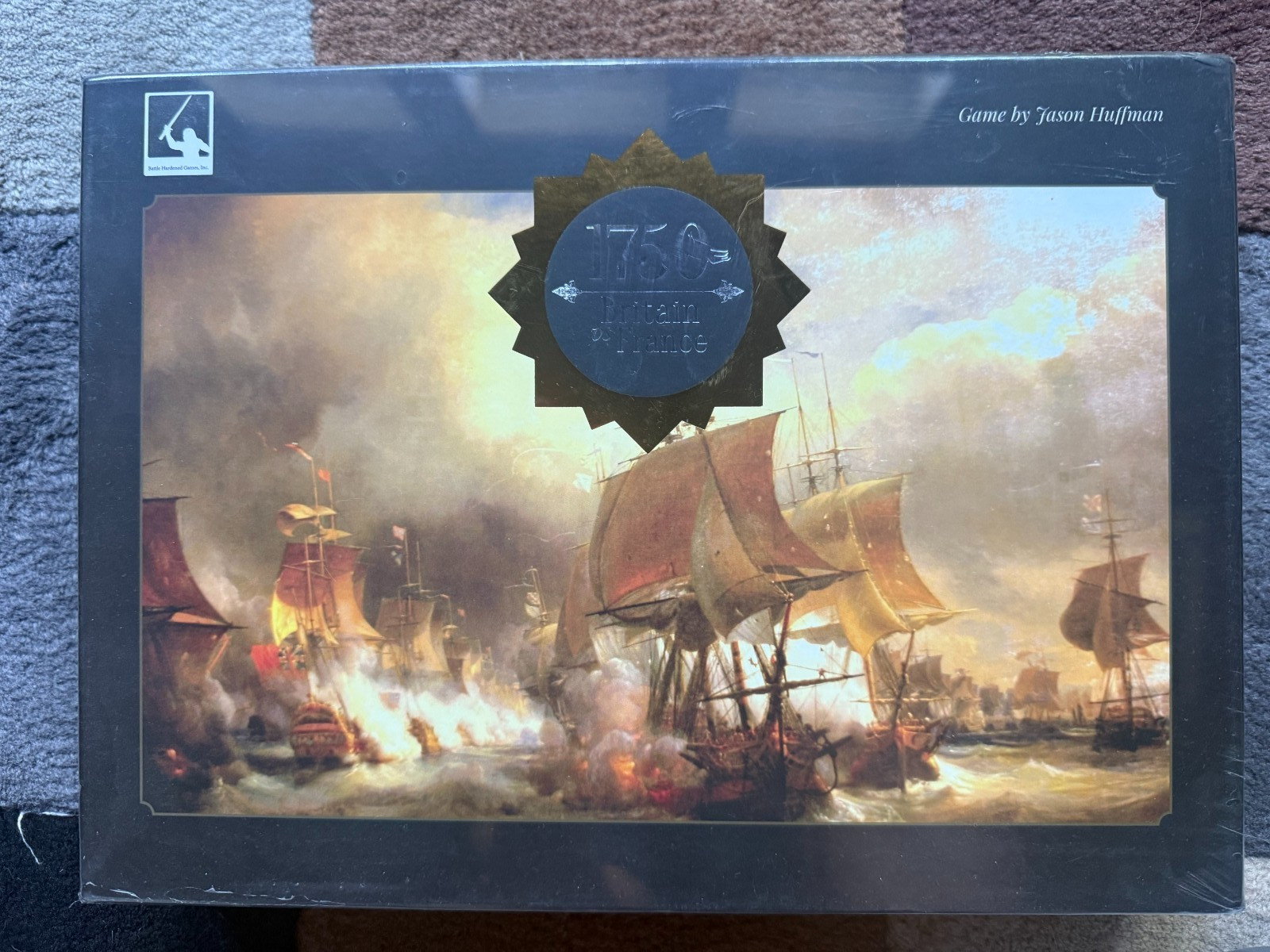 1750 – Britain vs. France Box – Board Game by Jason Huffman – Kickstarter – NEW