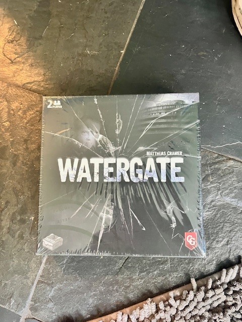 Watergate Board Game by Matthias Cramer New, still sealed!