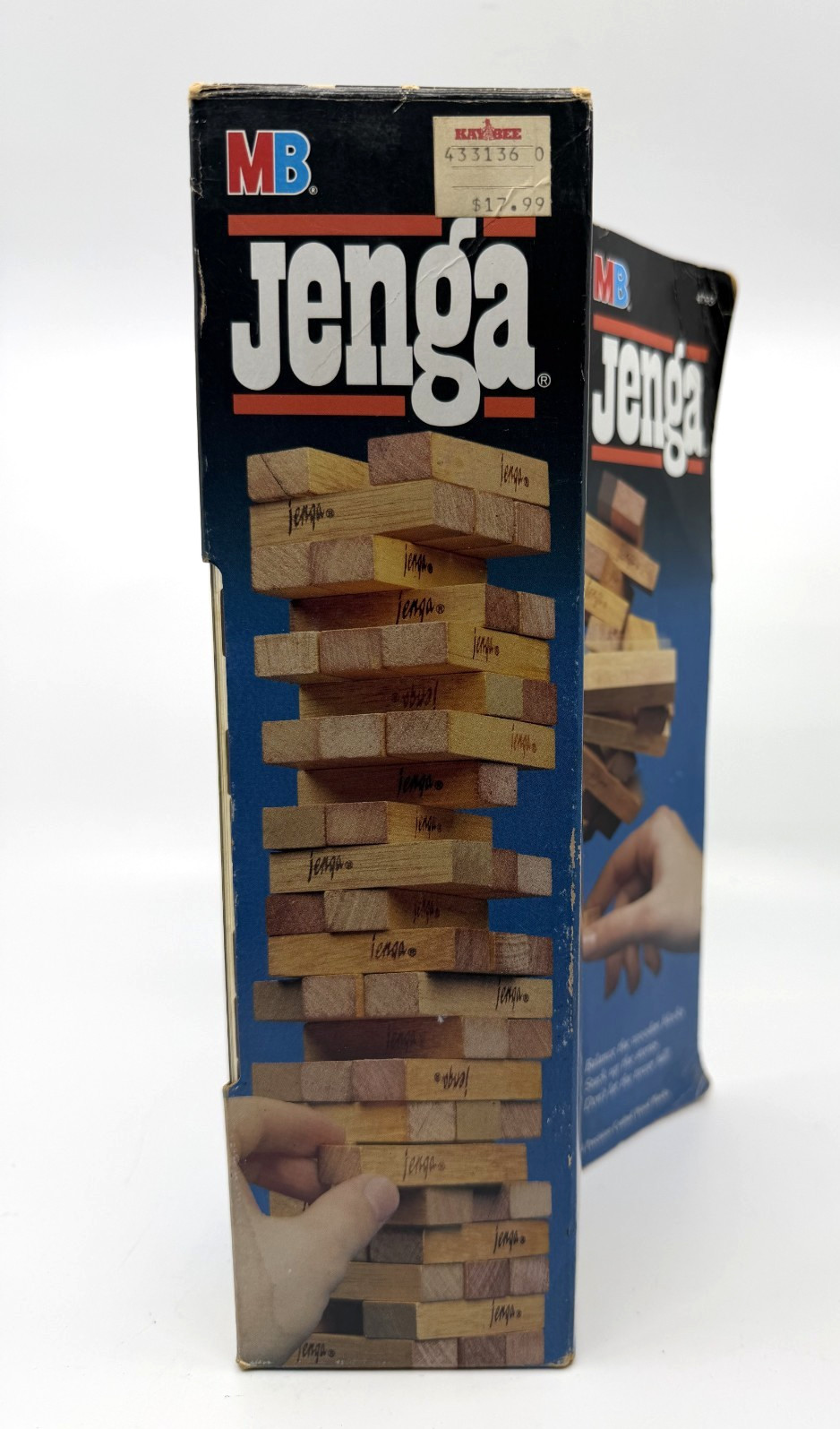 Vintage Original JENGA Classic Game 1986 Complete in Box Milton Bradley