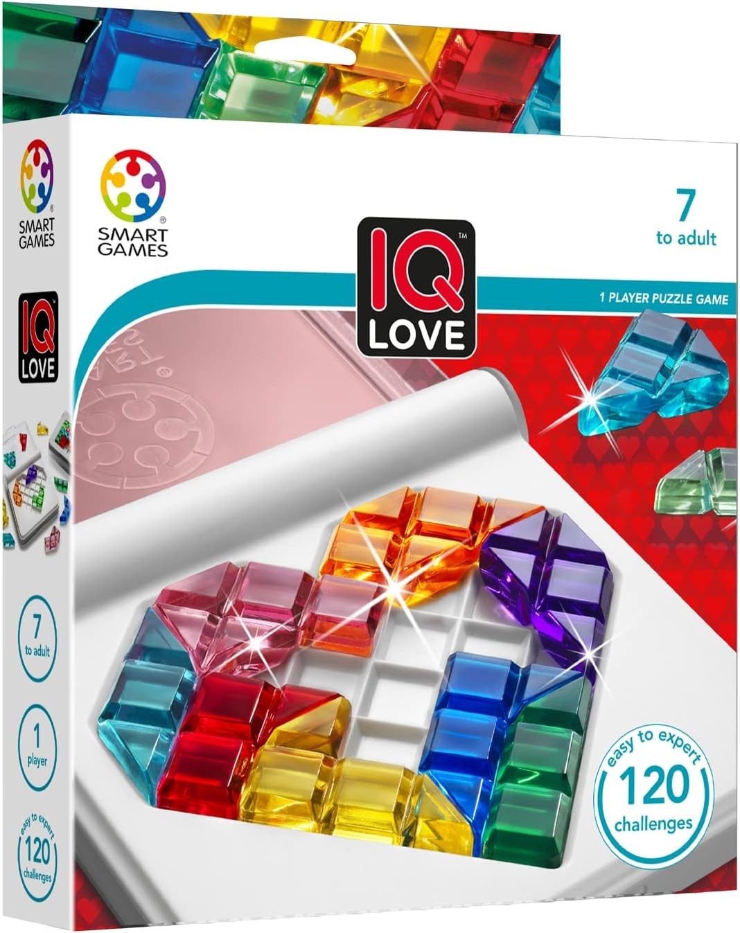IQ Love Travel Puzzle Game with 120 Challenges for Ages 7 – Adult