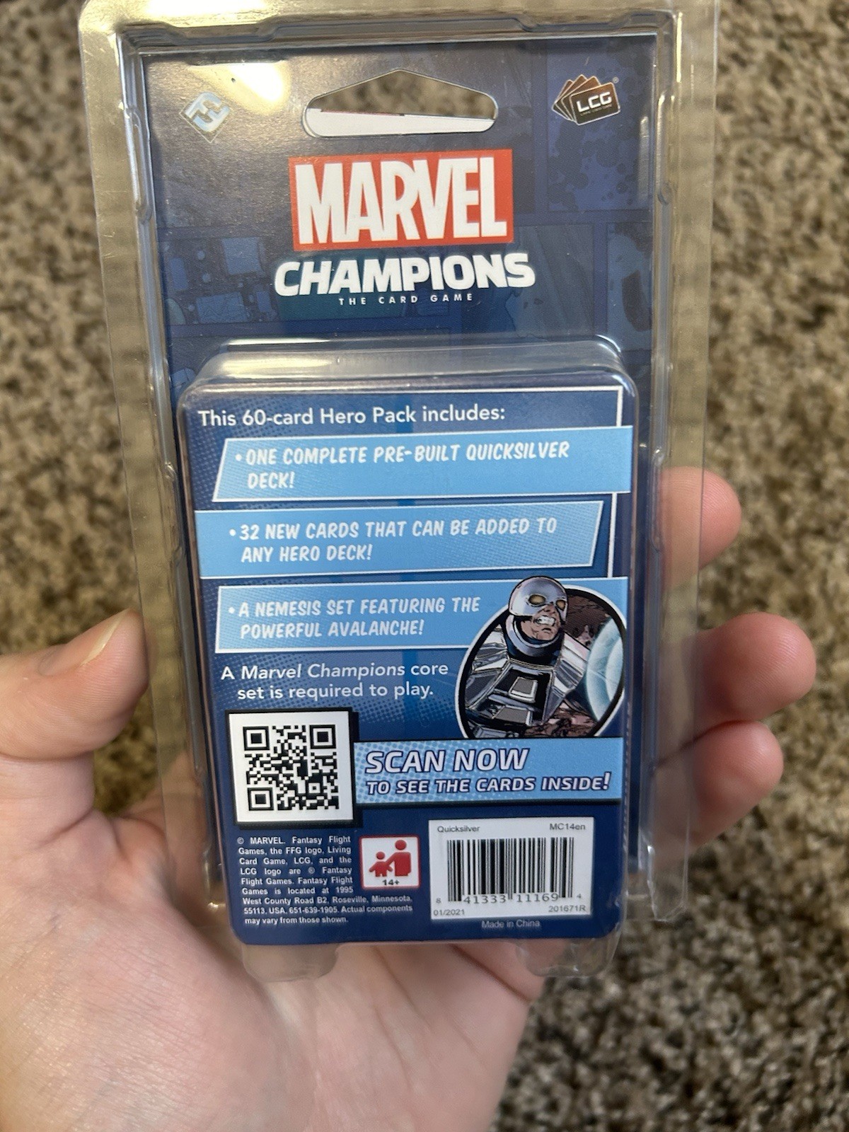 FFG Marvel Champions Quicksilver Hero Pack