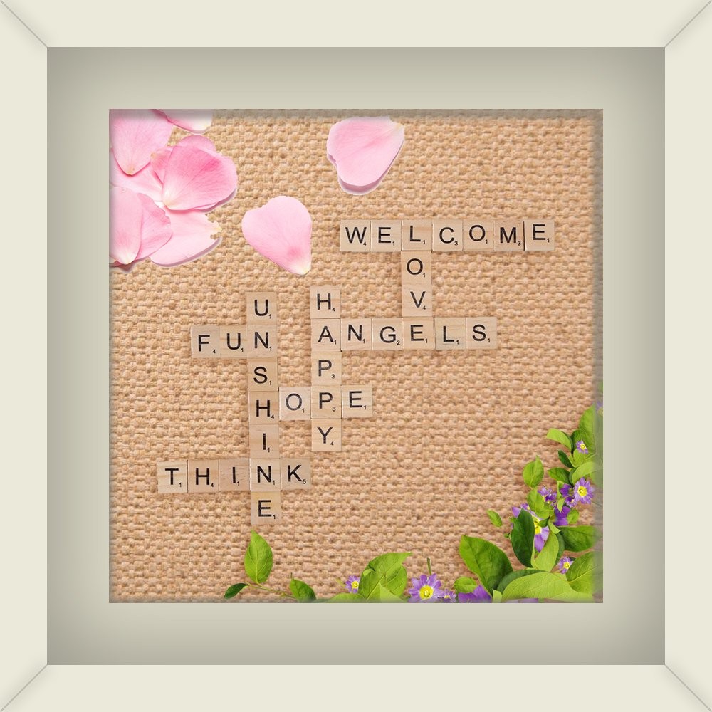 QMET 500 Wood Letter Tiles,Scrabble 5 x 8.8 x 3 inches, Woodgrain Color