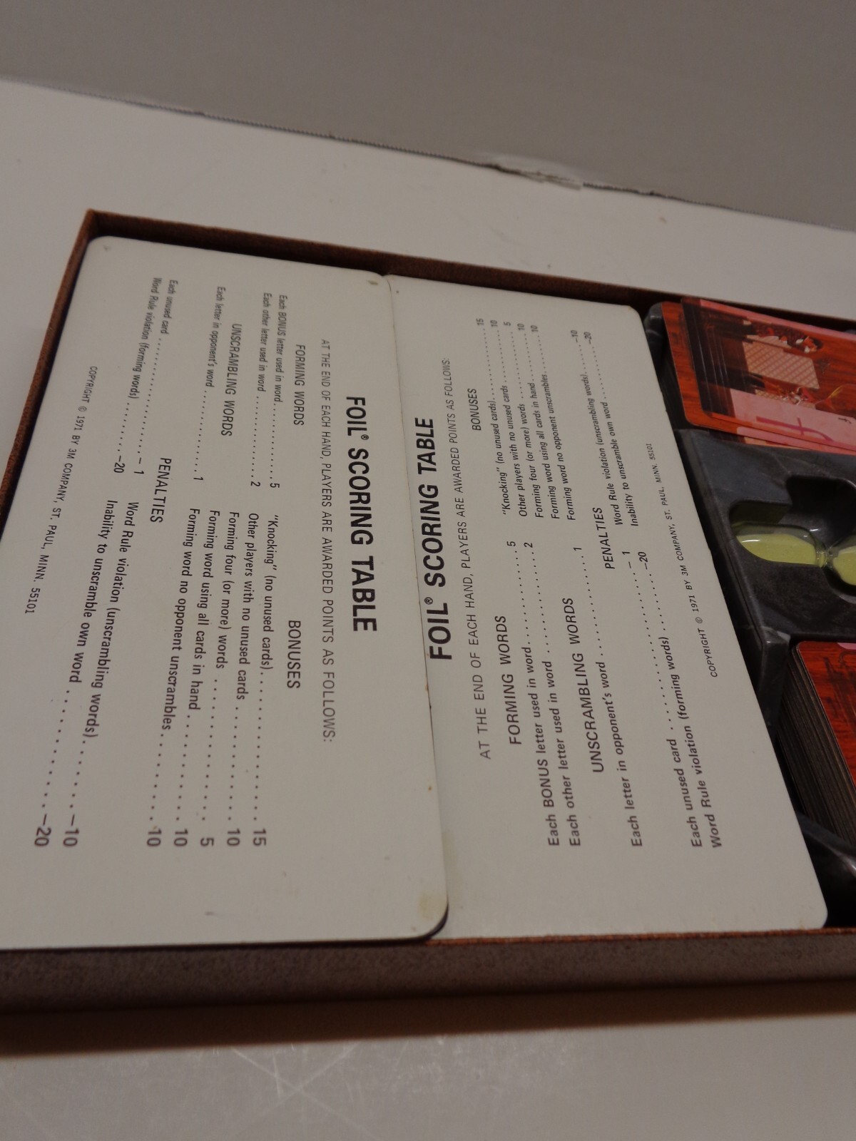 Foil, Game of Words and Wits, 1968 Vintage 3M Bookshelf Games