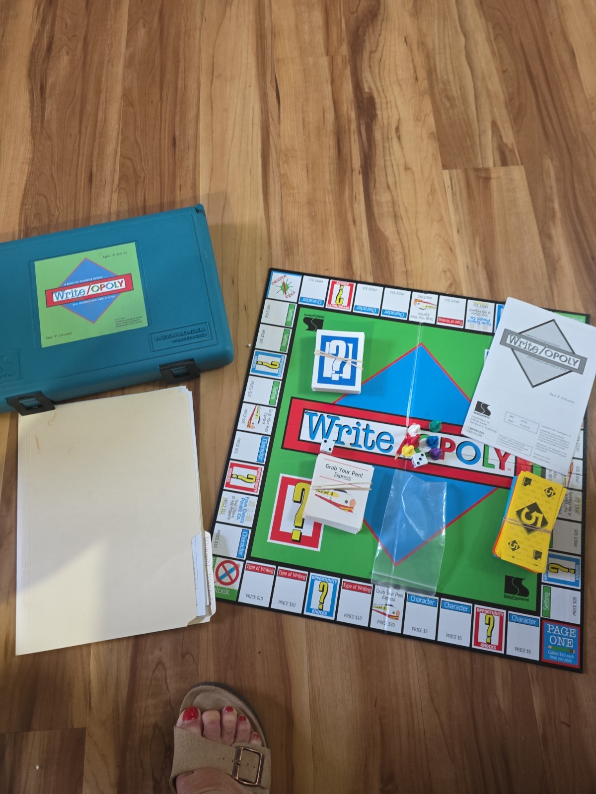 WriteOPOLY Game Creative Writing Board Game Emerging Writers Reluctant Students