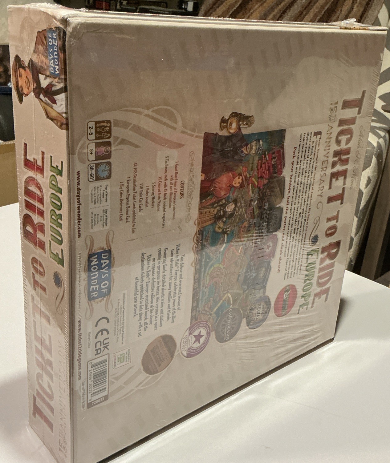 Ticket to Ride Europe – 15th Anniversary – Deluxe Limited Edition – New/Sealed🔥