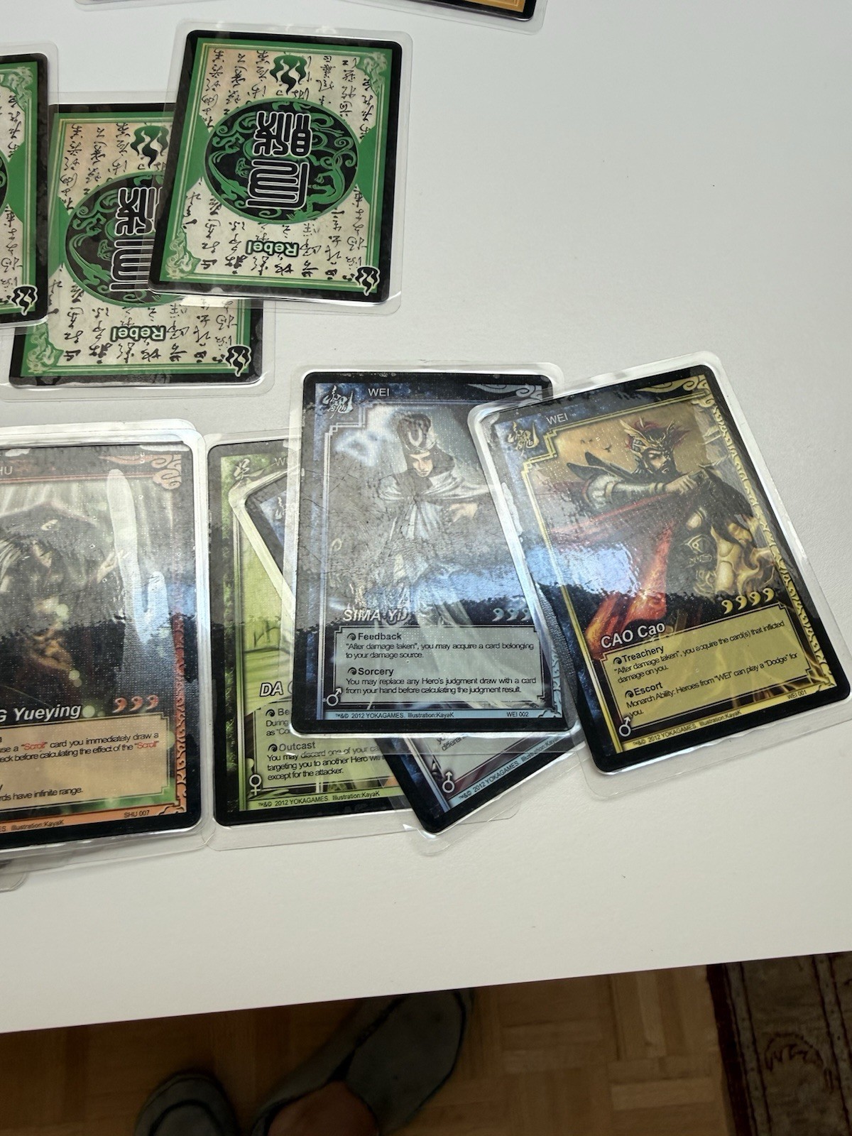 Legends Of The Three Kingdoms Yoka Games Board Game Card Set Used