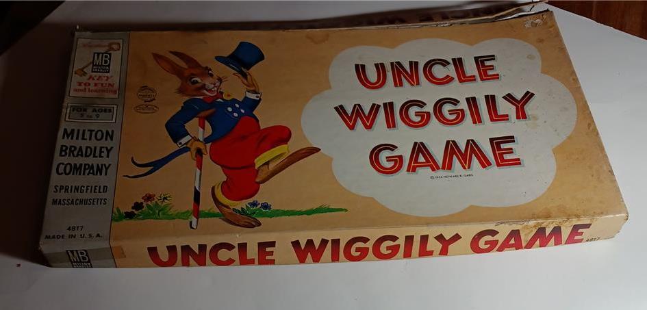 UNCLE WIGGILY GAME 1950’S MILTON BRADLEY COMPLETE WOODEN PIECES CARDBOARD TILES