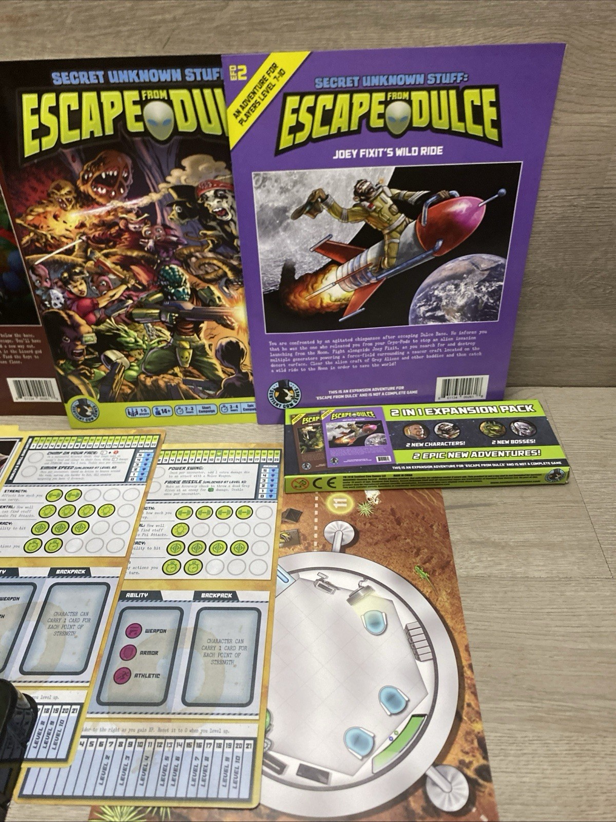 Secret Unknown Stuff Escape From Dulce Board Game (See Desc)