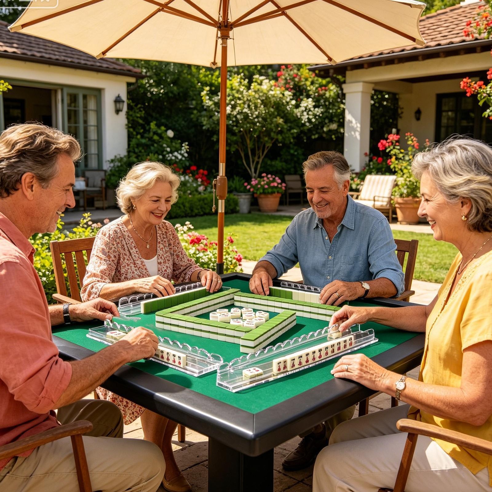 Mahjong Racks with Pushers Acrylic Mahjong Racks with Magnetically Att