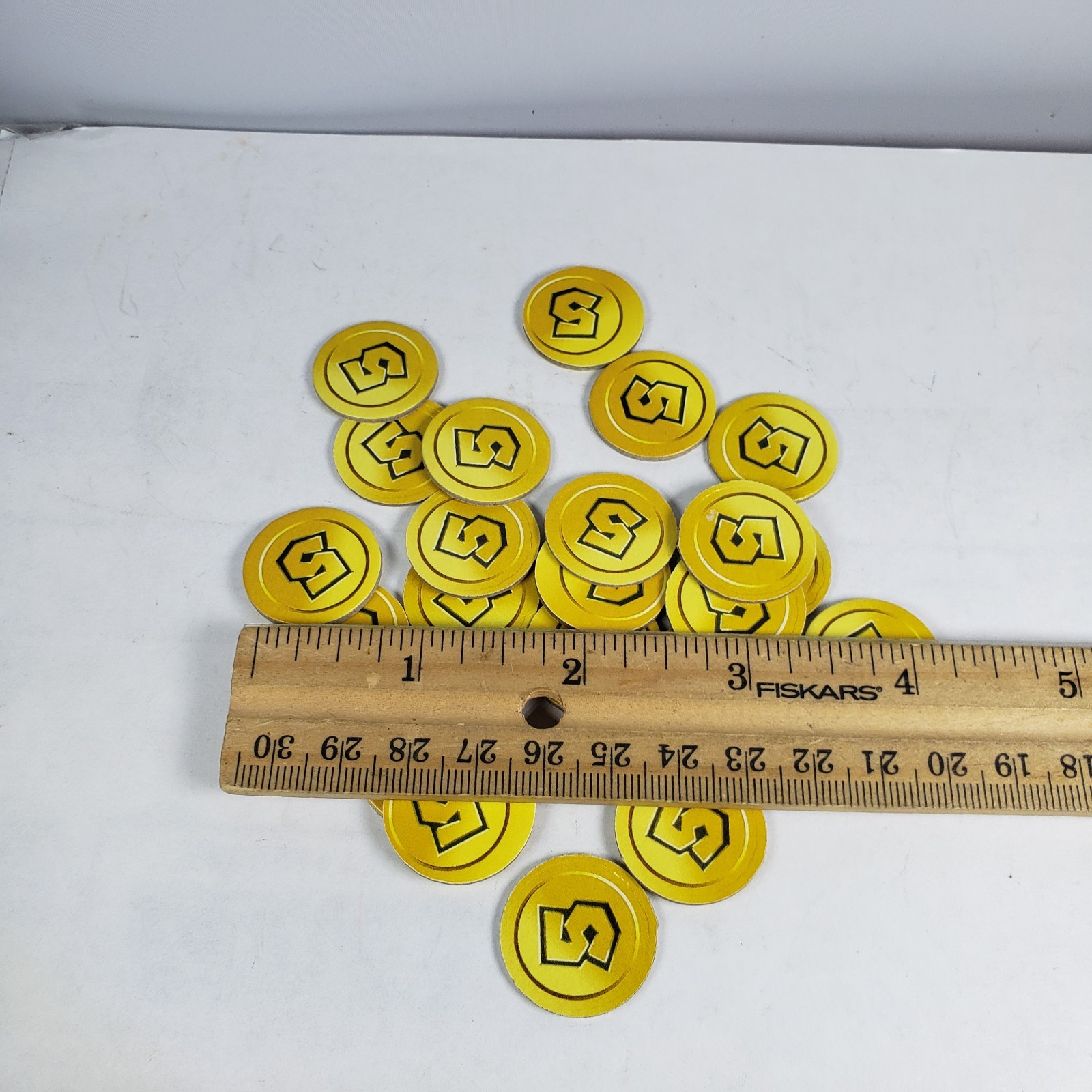 25 Monopoly Gamer Mario Kart $5 Golden Coins Replacement Pieces Parts