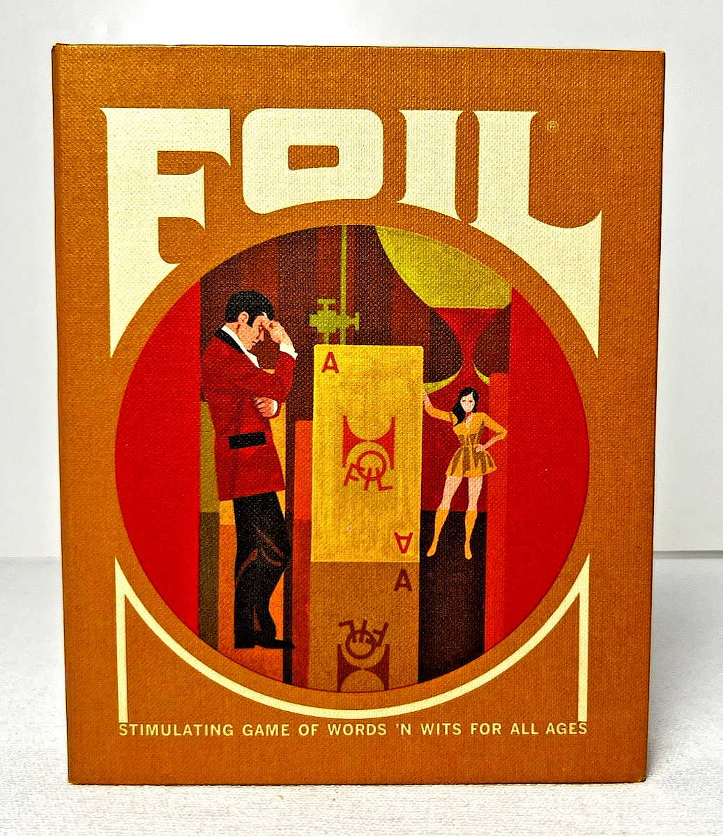 FOIL – 3M Gamette: GAME OF WORDS ‘N WITS, 1970 Game, COMPLETE – Cards in Shrink