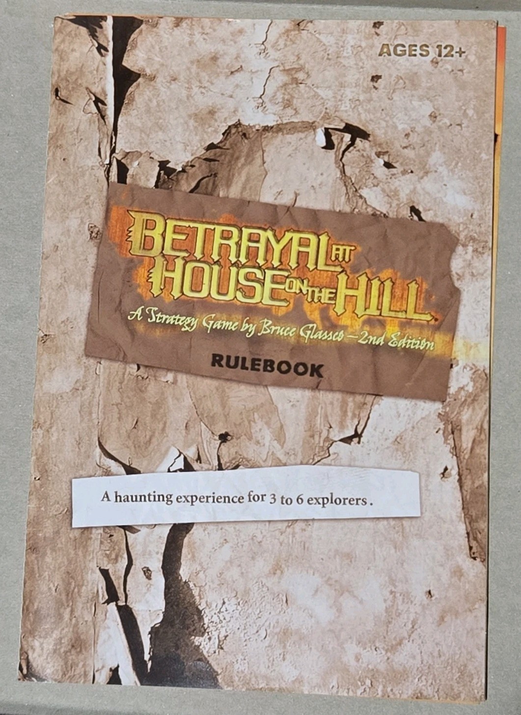 Betrayal at House on the Hill (2nd Edition) Role Play Horror Board Game Complete