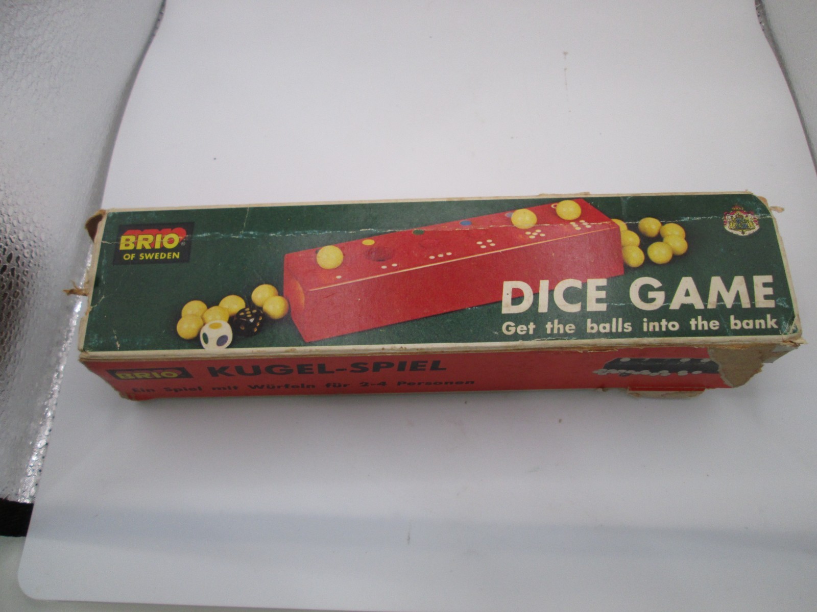 Vtg Brio Of Sweeden KULBANK Dice Game “A game with dice for 2–4 players”
