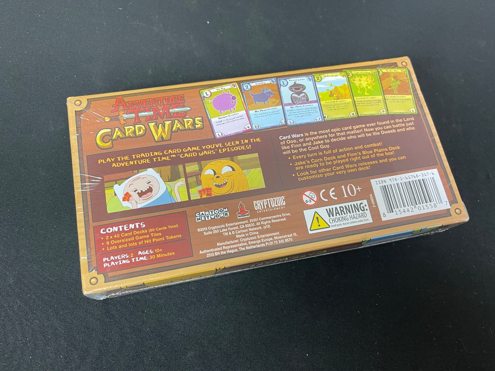 Adventure Time Card Wars Finn vs Jake Collector’s Pack Game Cartoon Network