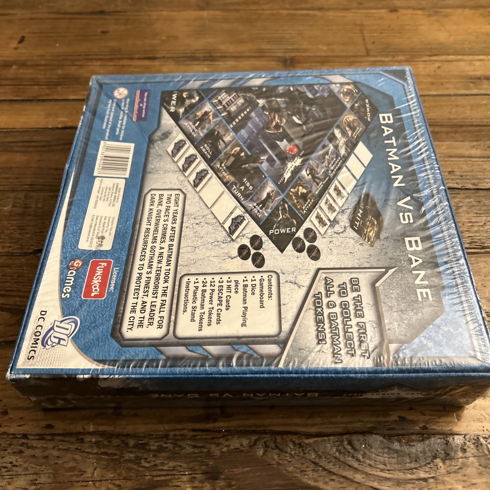 RARE! NEW SEALED Batman Vs Bane Dark Knight Rises Board Game Funskool DC Comics