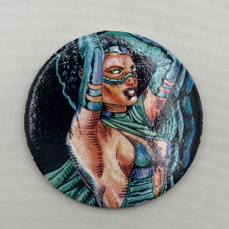 POGS/MILKCAPS Monster, Guitar, Anime, Poison, Cross, Set of 6. GUC