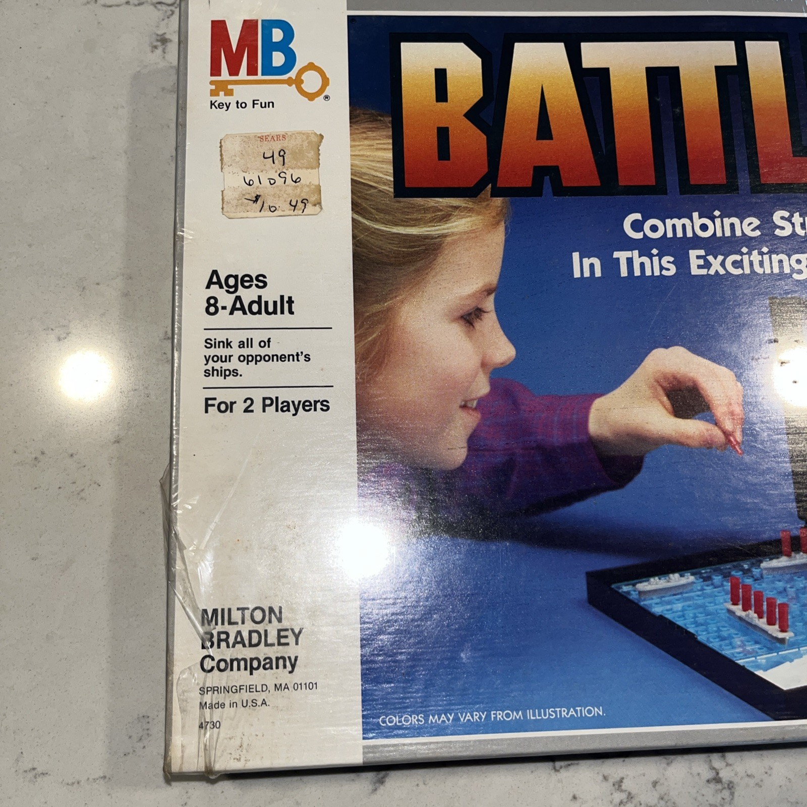 Sealed Box 1984 Vintage Battleship Board Game Classic 1984 Milton Bradley NEW!