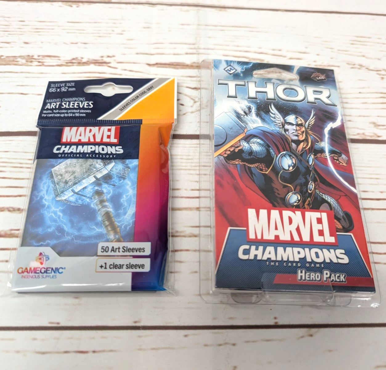 Marvel Champions Card Game LCG Thor Hero Pack & Sleeves Complete