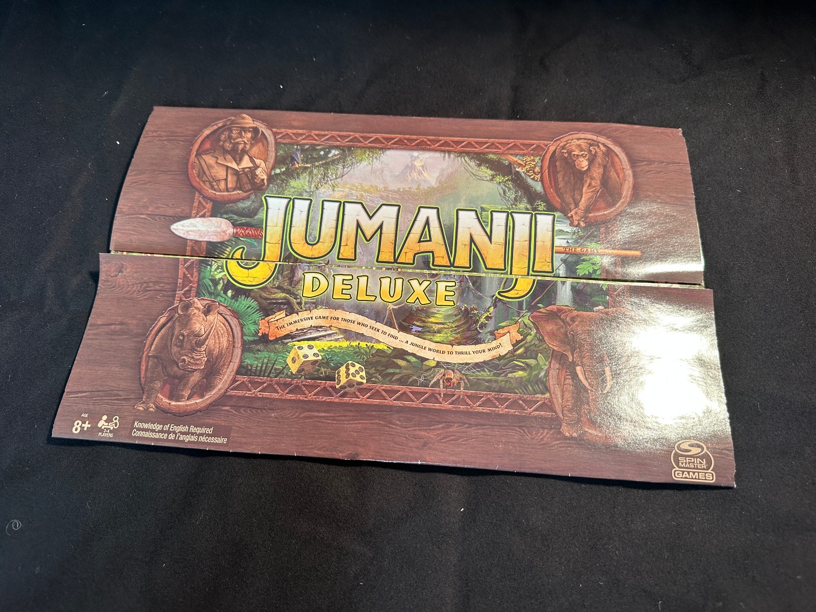 MINT 2019 Jumanji Electronic Deluxe Board Game – Spin Master – NEVER PLAYED -NEW