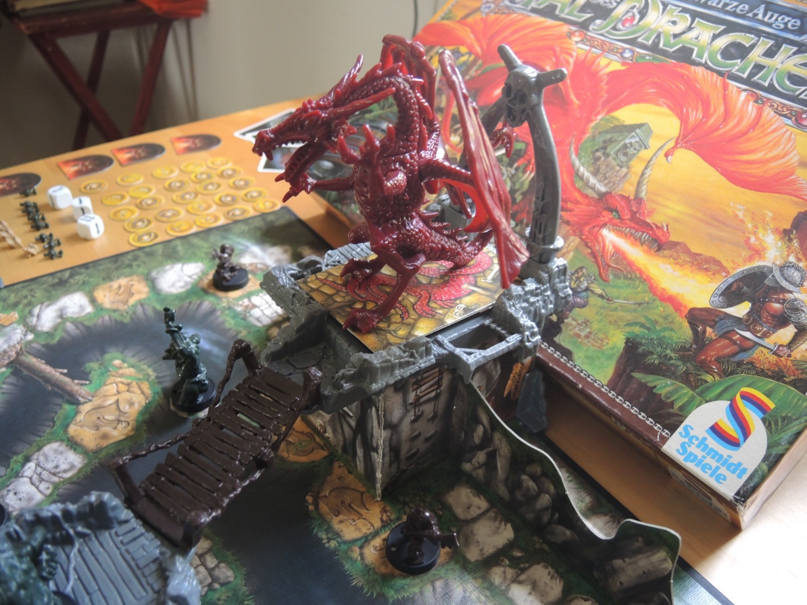 The Black Eye – Valley of the Dragon – Schmidtspiele 100% complete 1993 Unpainted