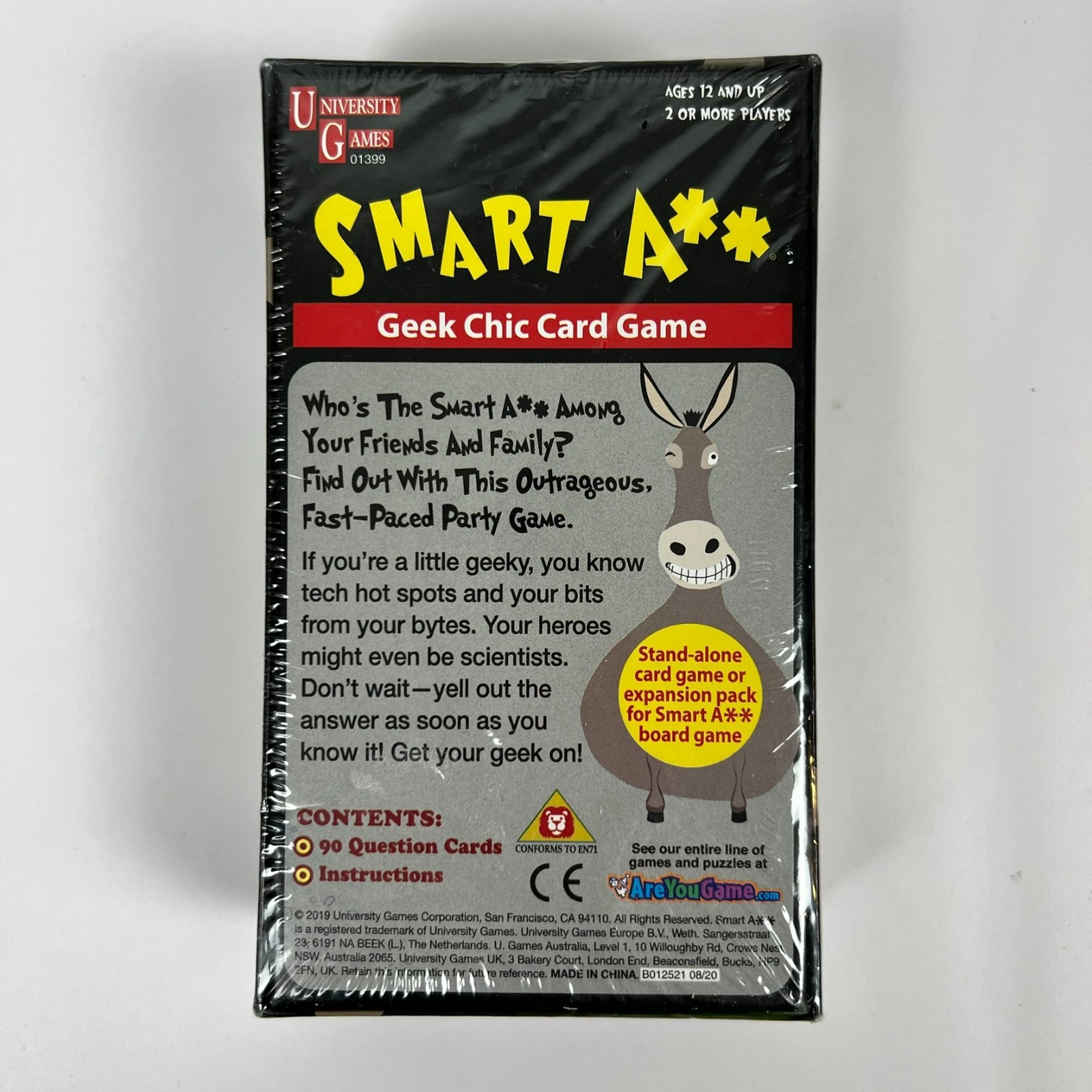 *NEW* Smart Ass Game by University Games Smart Ass Card Game (2019) / 12+ years