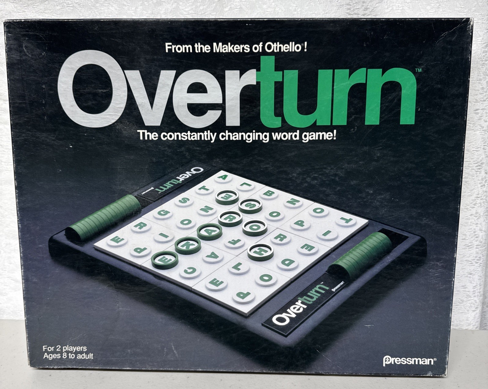 1993 Overturn Game by Pressman Complete in Great Condition Ages 8 & Up
