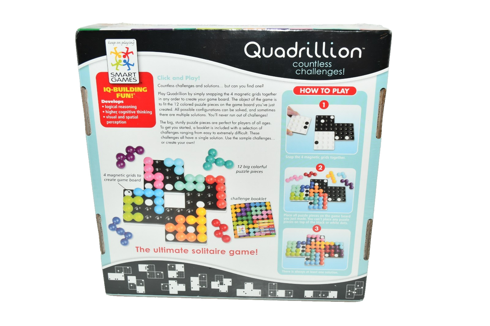 Smart Games Quadrillion Logic Solitaire Game ~ Read Desc ~ See Photos ~ New