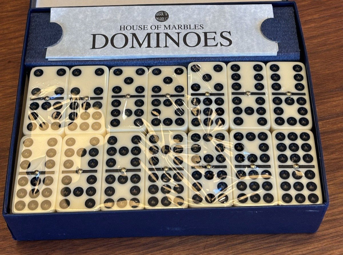 House of Marbles Double Nine New Dominoes Set, Fun & Games Gifts