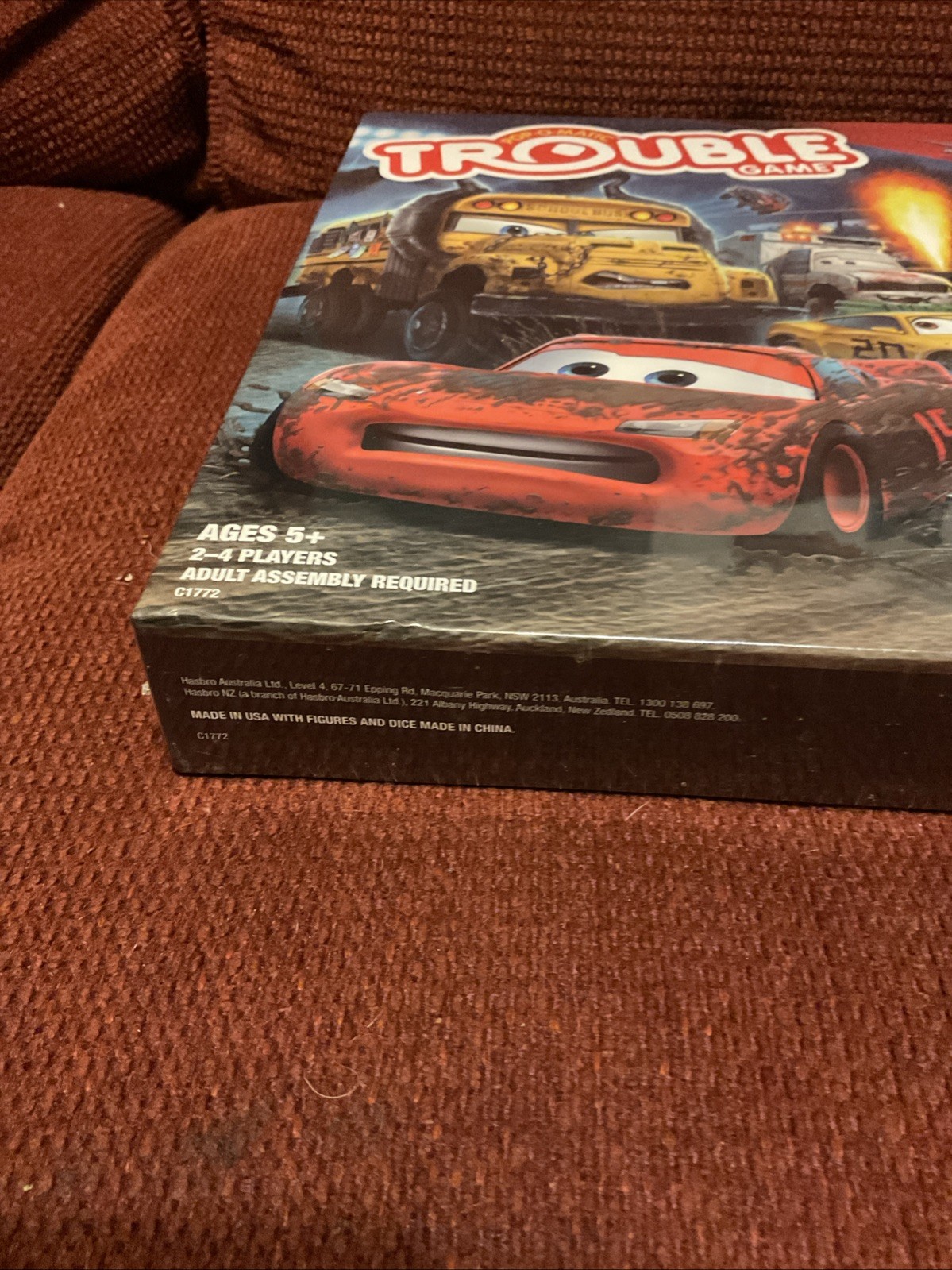 Disney Pixar Cars 3 Trouble Board Game by Hasbro Gaming 2016 New Sealed