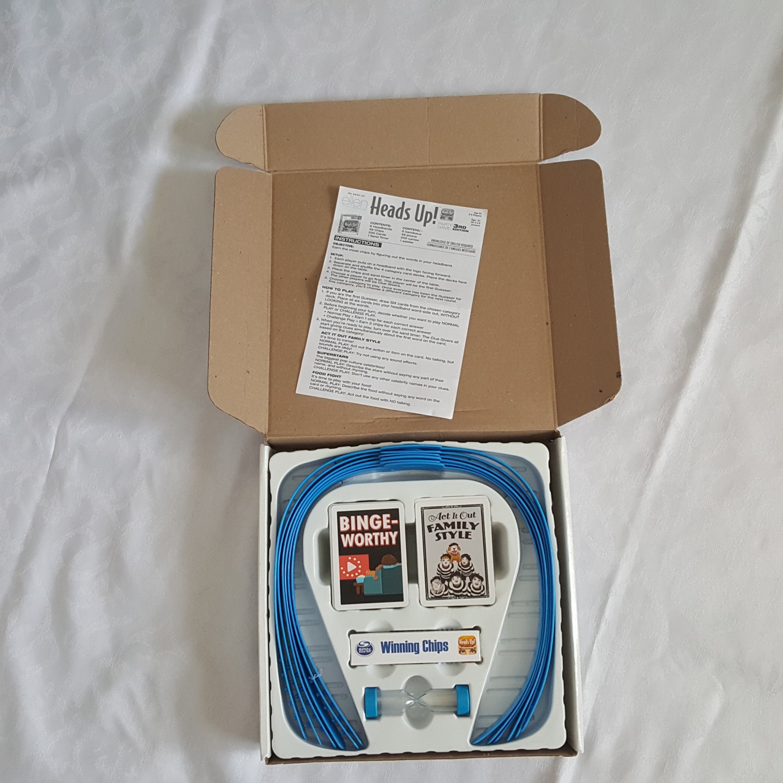 Heads Up Party Game 3rd Edition As Seen On Ellen Family Game Age 8+ Spin Master