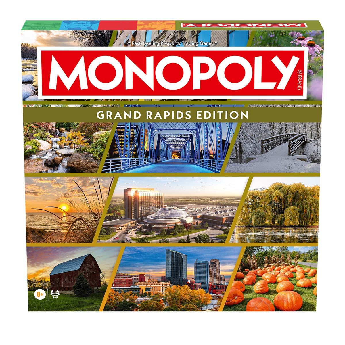 Grand Rapids, MI Monopoly Board Game