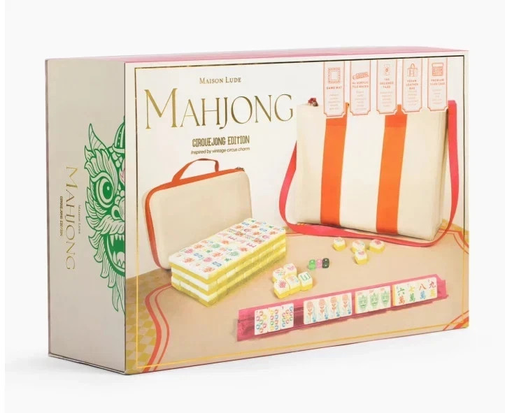 Maison Lude Deluxe Acrylic Mahjong Starter Set (Cirquejong Edition)