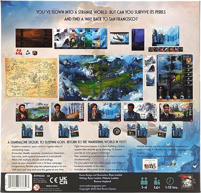 Red Raven Games: Sleeping Gods: Distant Skies – Board Game
