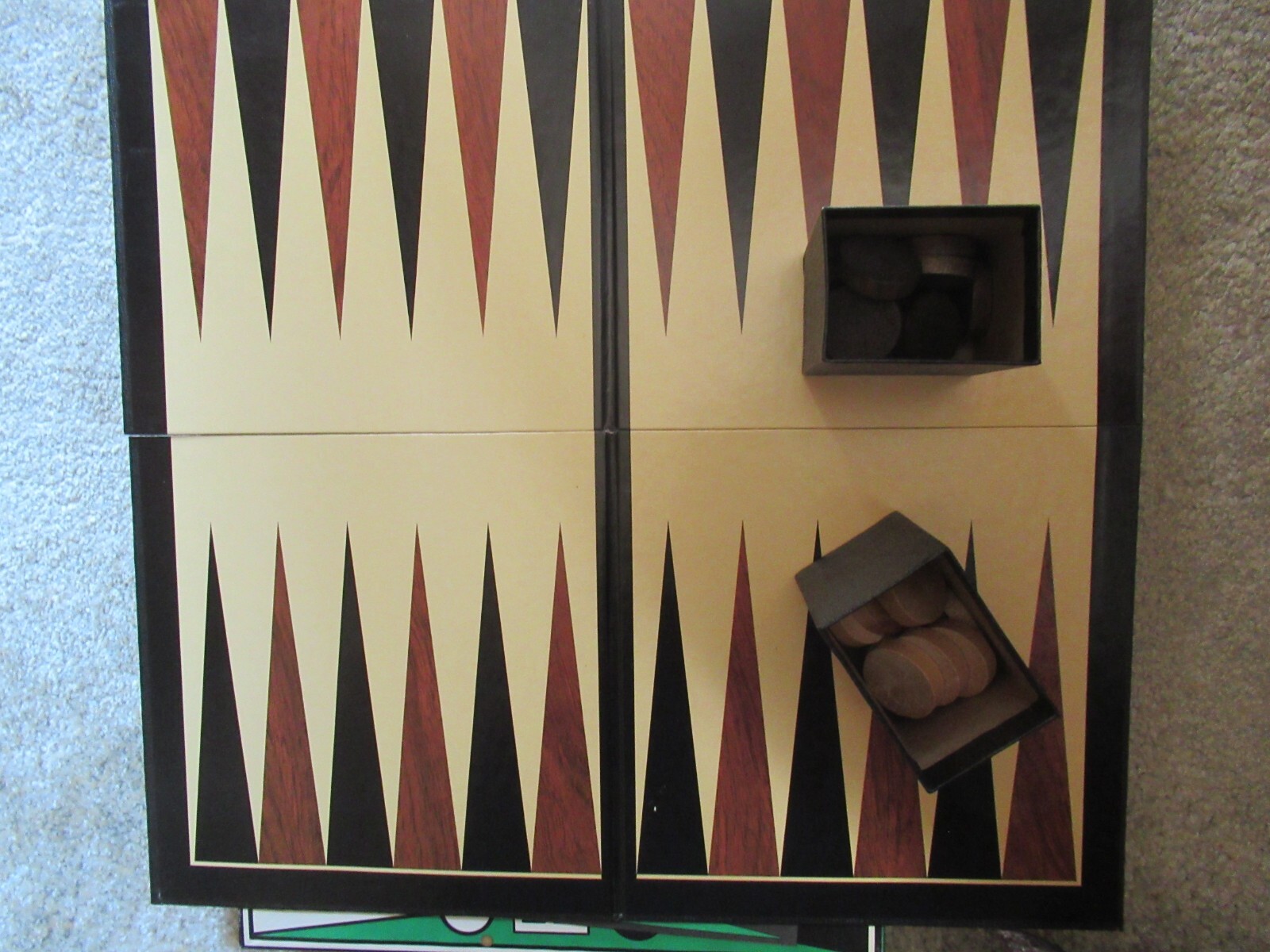 1975 Reiss Games brand BACKGAMMON Complete FREE SHIPPING