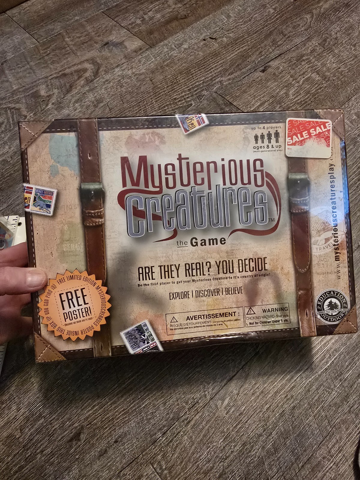 SEALED IN BOX MYSTERIOUS CREATURES The Game 8 & Up Explore Discover Believe