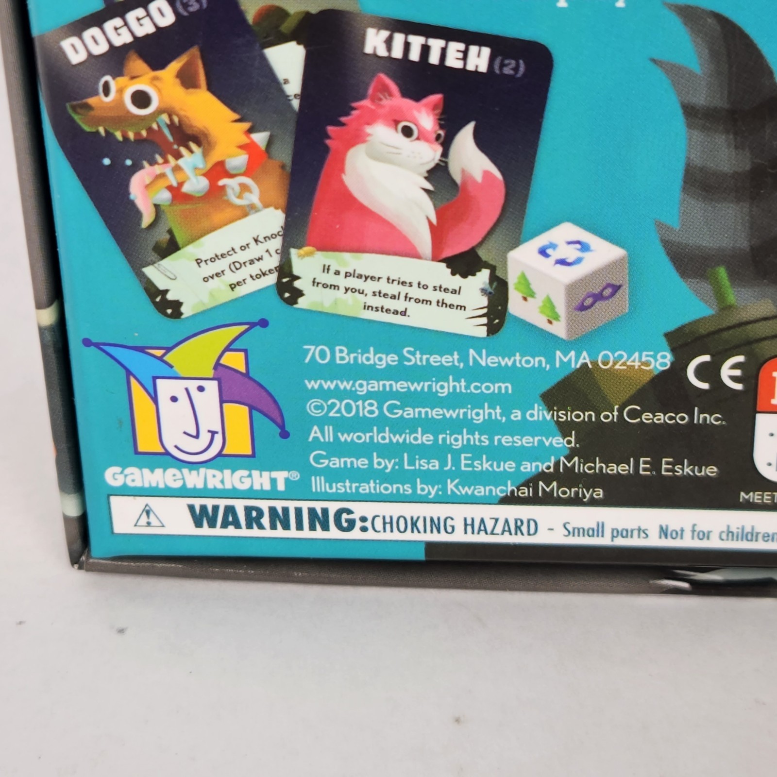 Trash Pandas The Raucous Raccoon Card Game Gamewright 2-4 Player 8+ COMPLETE